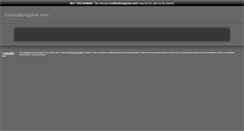 Desktop Screenshot of medicationguide.com