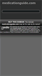 Mobile Screenshot of medicationguide.com